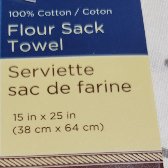 Rolling pin graphic print kitchen flour sack towel decor decorative - Picture 6 of 6